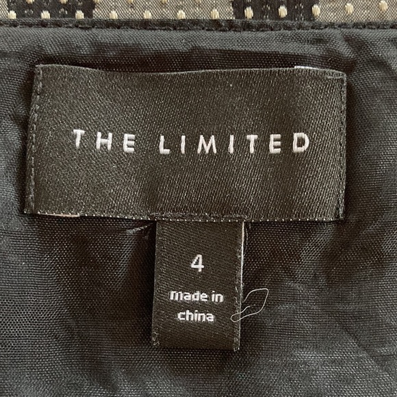 Vintage Black & Silver Dot Mod Skirt. Size 4. - Picture 5 of 6